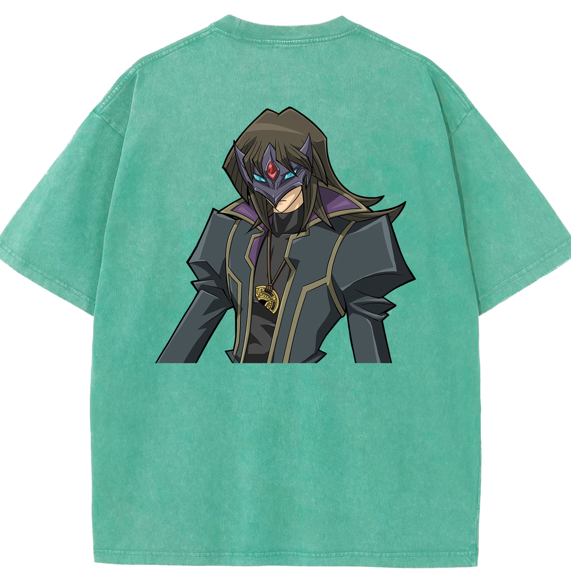 （画像用） 遊☆戯☆王 Yu-Gi-Oh! 綿100% ヴィンテージ風 半袖Tシャツ（背面プリント）